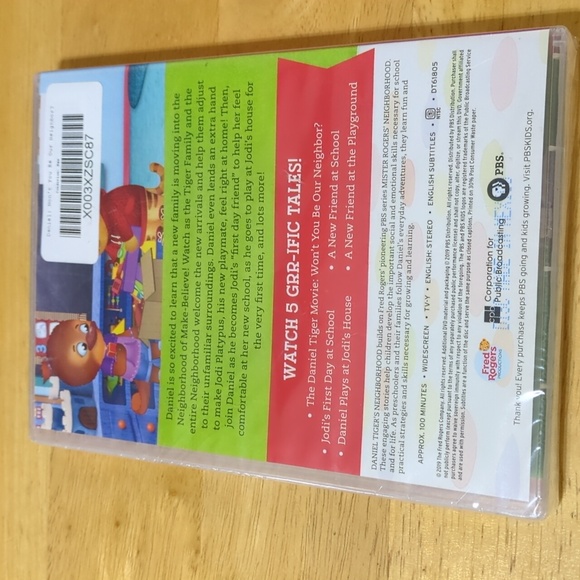 Daniel Tiger Won't You Be My Neighbor? DVD - Picture 2 of 2